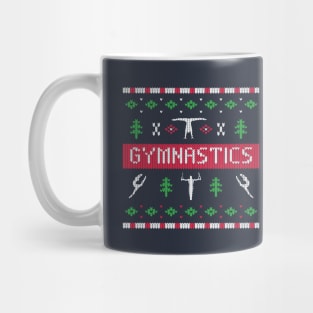 Gymnastics Ugly Christmas Sweater Mug